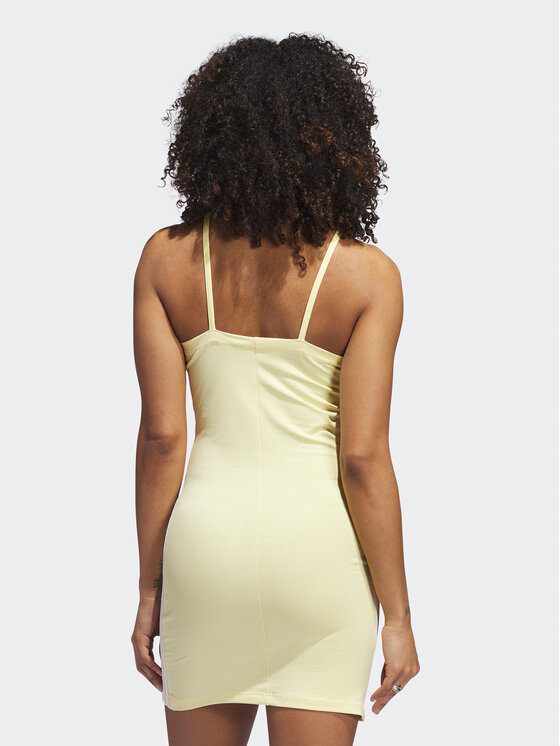 adidas adidas Kasdieninė suknelė Adicolor Classics Tight Summer Dress IB7403 Geltona Slim Fit