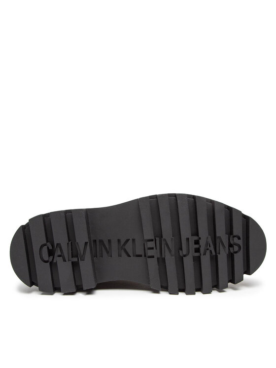 Calvin Klein Jeans Calvin Klein Jeans Μποτάκια Flatform Mid Laceup Boot YW0YW00843 Μπεζ