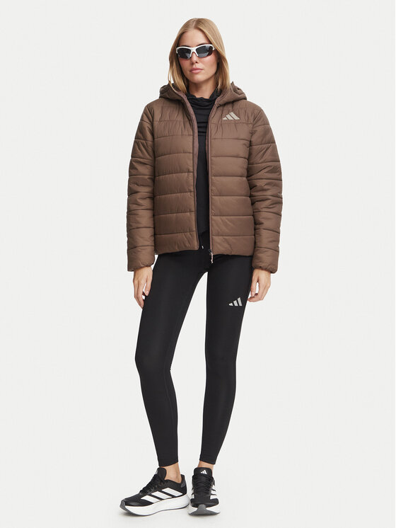adidas adidas Geacă outdoor Terrex Multi Essentials Climawarm Insulated Hooded Jacket KX4232 Maro Regular Fit