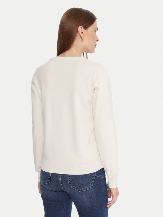 Liu Jo Liu Jo Πουλόβερ TF5248 MS63L Εκρού Regular Fit