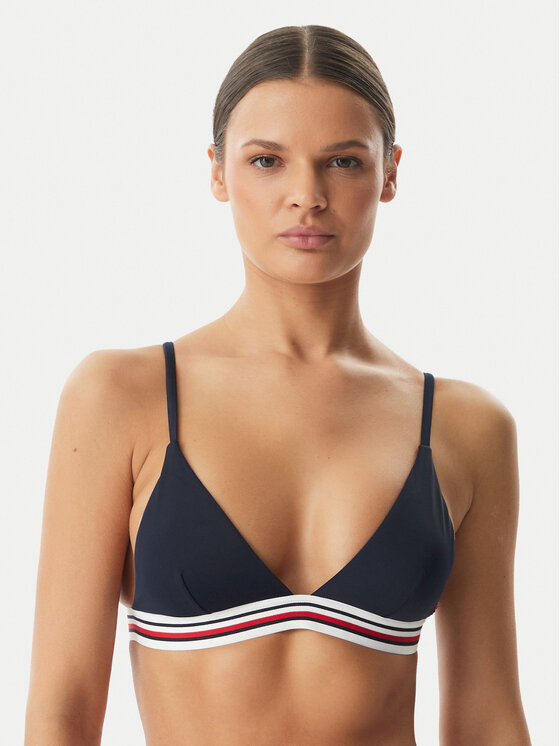 Tommy Hilfiger Bikini partea de sus UW0UW06350 Bleumarin