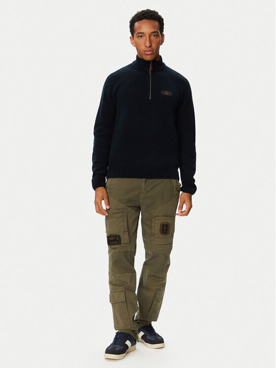 Aeronautica Militare Aeronautica Militare Πουλόβερ 262MA1672UL00954 Σκούρο μπλε Regular Fit