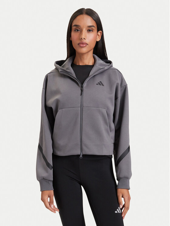 adidas adidas Jopa Adidas Z.N.E. Cropped KF6394 Temno siva Loose Fit