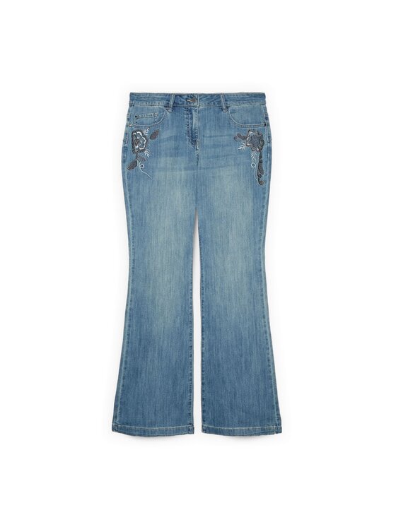 Fiorella Rubino Fiorella Rubino Jeansy P464T305308N024 Niebieski Flare Fit