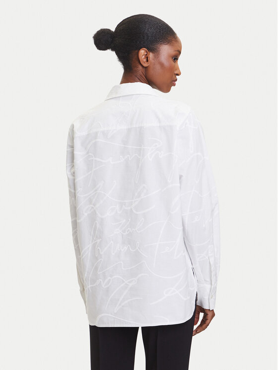 KARL LAGERFELD KARL LAGERFELD Camicia A3W11021 Bianco Regular Fit