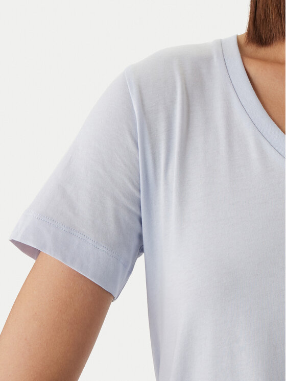 Gant Gant Тишърт 4200750 Светлосиньо Slim Fit