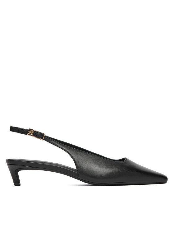 Tommy Hilfiger Tommy Hilfiger Pantofi pumps Th Buckle Slingback Low Pump FW0FW09009 Negru
