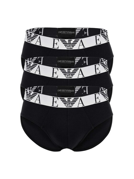 Emporio Armani Underwear Komplet 3 par slipów EM000258 AF14131 MC061 Czarny