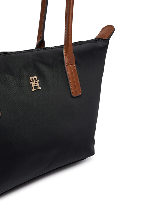 Tommy Hilfiger Tommy Hilfiger Τσάντα Popette East West Tote AW0AW19211 Μαύρο