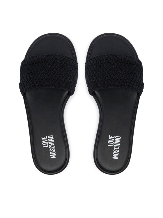 LOVE MOSCHINO LOVE MOSCHINO Шльопанці JA28242G0OJQB000 Чорний