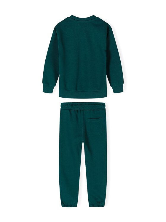MINOTI MINOTI Bluza 23fleece204 Zielony Regular Fit