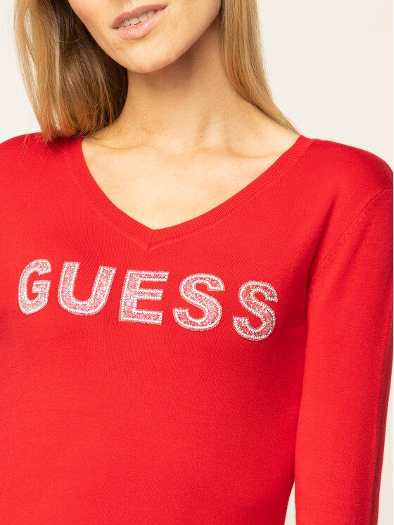 Guess Guess Maglione Megan W01R93 Z2760 Rosso Regular Fit