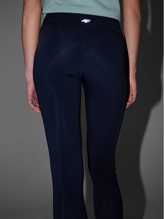 4F 4F Legginsy FOB Czarny Slim Fit