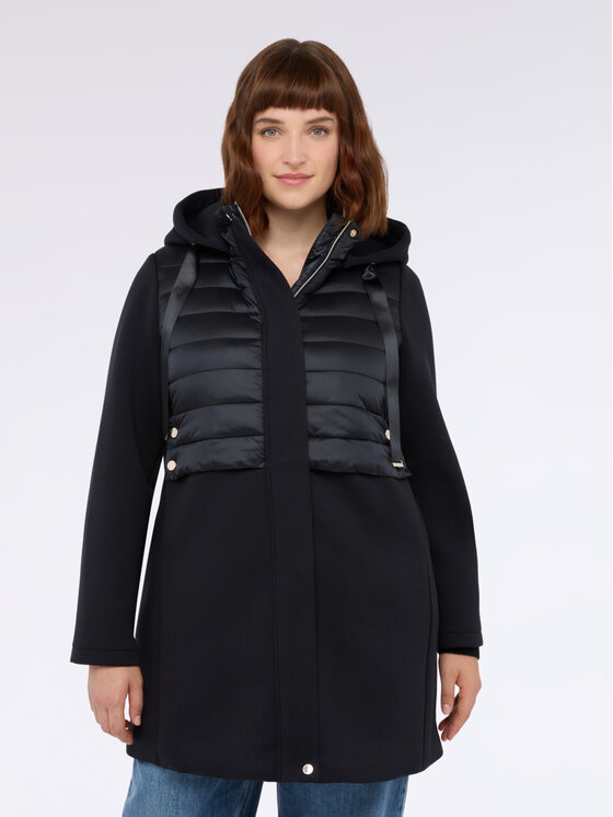 Fiorella Rubino Fiorella Rubino Kurtka puchowa F449T001350N033 Czarny Regular Fit