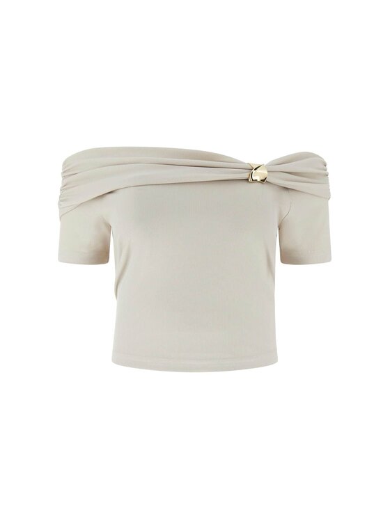 Guess Guess Top 182027 Beżowy Classic Fit