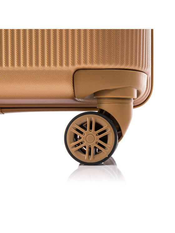 Semi Line Semi Line Среден куфар T5667-3 Златист