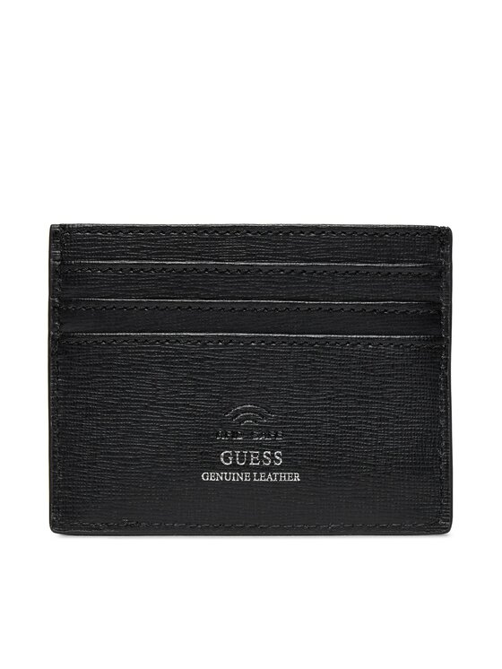 Guess Guess Etui na karty kredytowe SMCSLE LEA25 Czarny