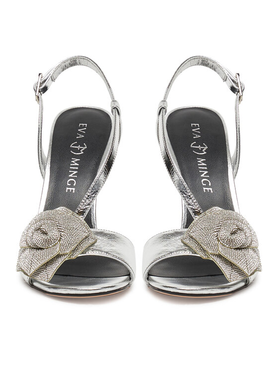 Eva Minge Eva Minge Sandalen PRIMROSE-LT934-29 Silberfarben