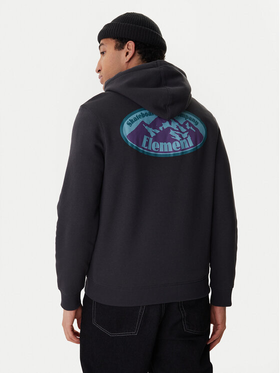 Element Element Μπλούζα Epic Po ELYSF00319 Μαύρο Regular Fit