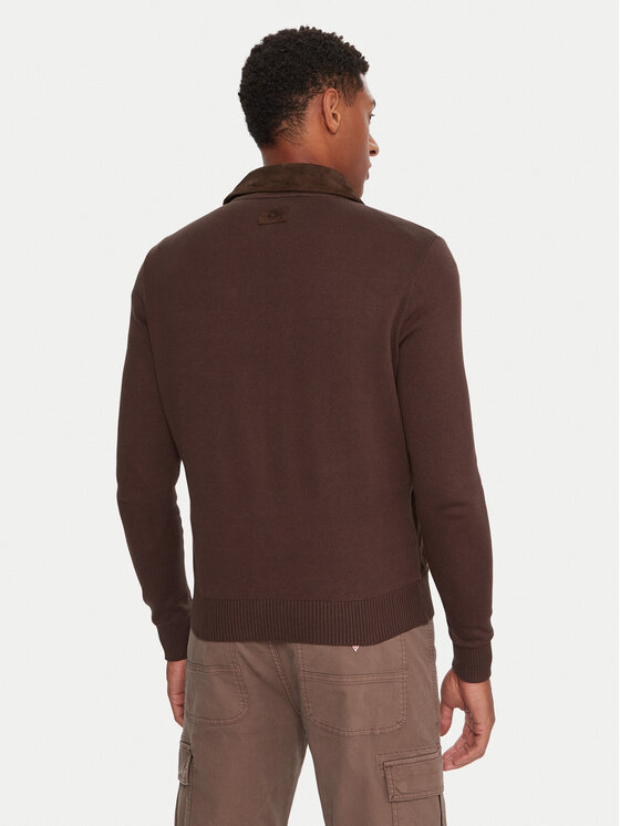 Milestone Milestone Ādas jaka MSRayan 531624 60700 Brūns Regular Fit