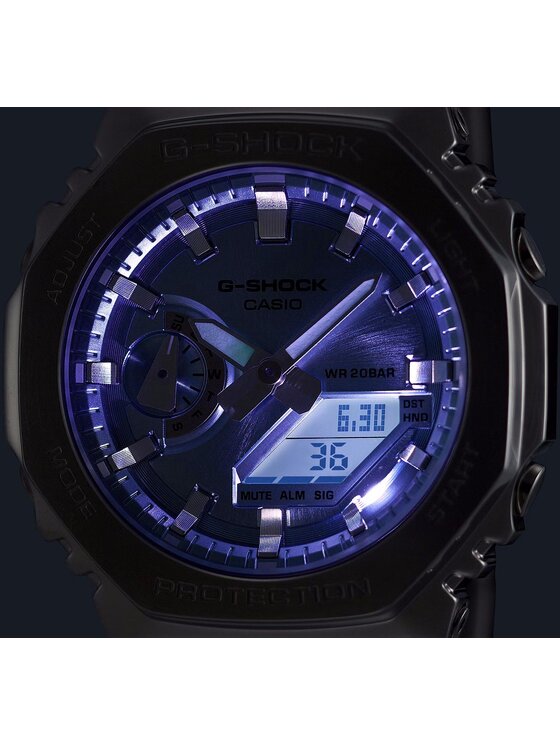 Casio Casio Hodinky GM-2110D-8AER Stříbrná