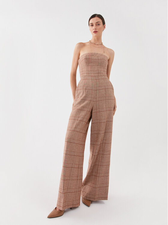 TWINSET Salopetă 232TP2750 Maro Regular Fit