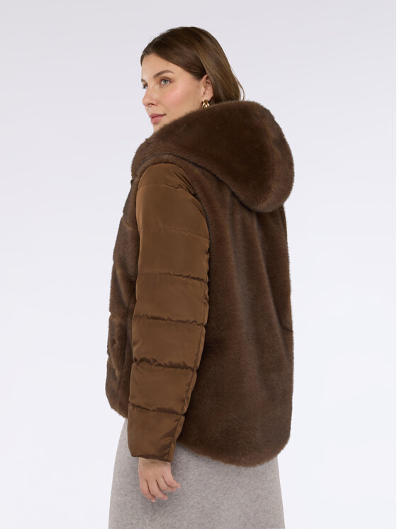 Fiorella Rubino Fiorella Rubino Cappotto invernale F450T001351N022 Marrone A-Line Fit