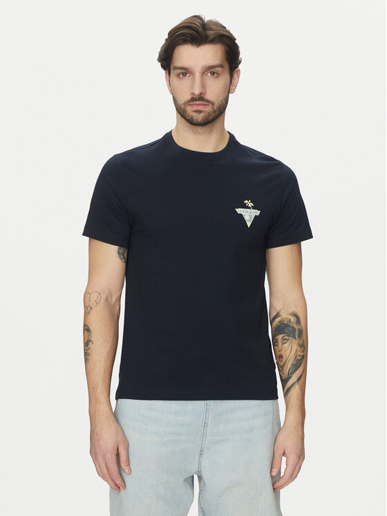 Guess Jeans Tričko M5GI55 K8FQ4 Tmavomodrá Regular Fit