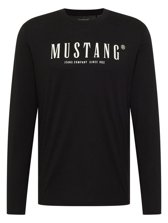 Mustang Mustang T-shirt ASHEVILLE Nero Regular Fit