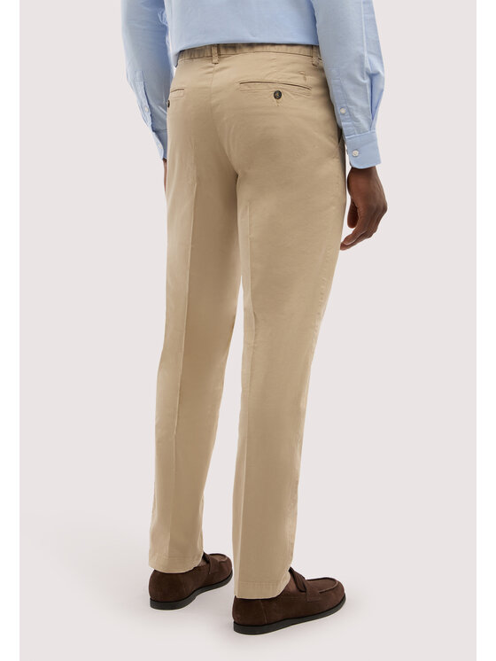 Trussardi Trussardi Spodnie materiałowe P705M800134N012 Kremowy Regular Fit