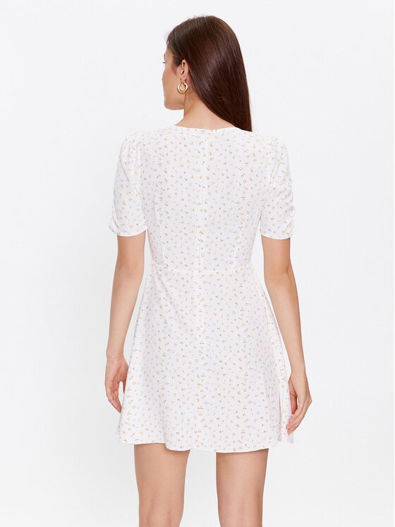 Glamorous Glamorous Rochie de zi CK7065 Alb Slim Fit
