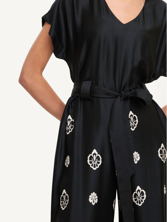 KMX KMX Kombinezon 192820007 Czarny Loose Fit