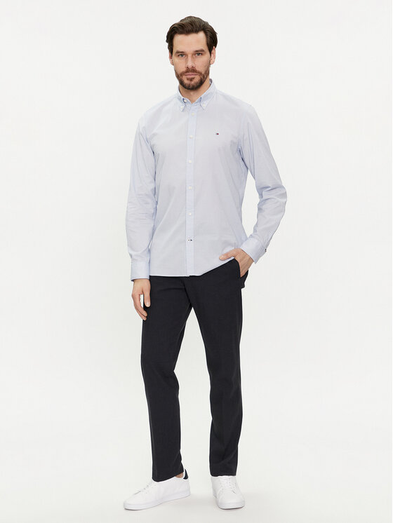 Tommy Hilfiger Tommy Hilfiger Koszula MW0MW33762 Błękitny Regular Fit