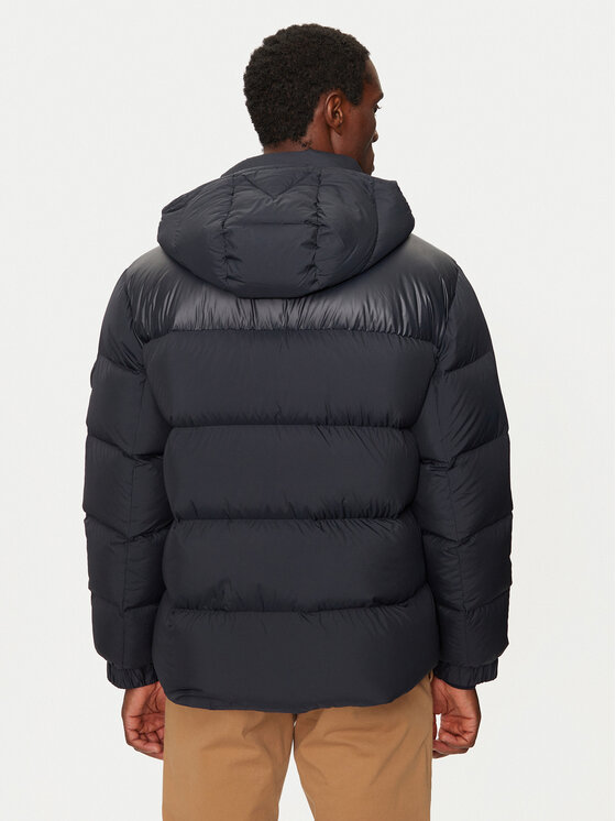 Tommy Hilfiger Tommy Hilfiger Kurtka puchowa MW0MW36569 Granatowy Regular Fit
