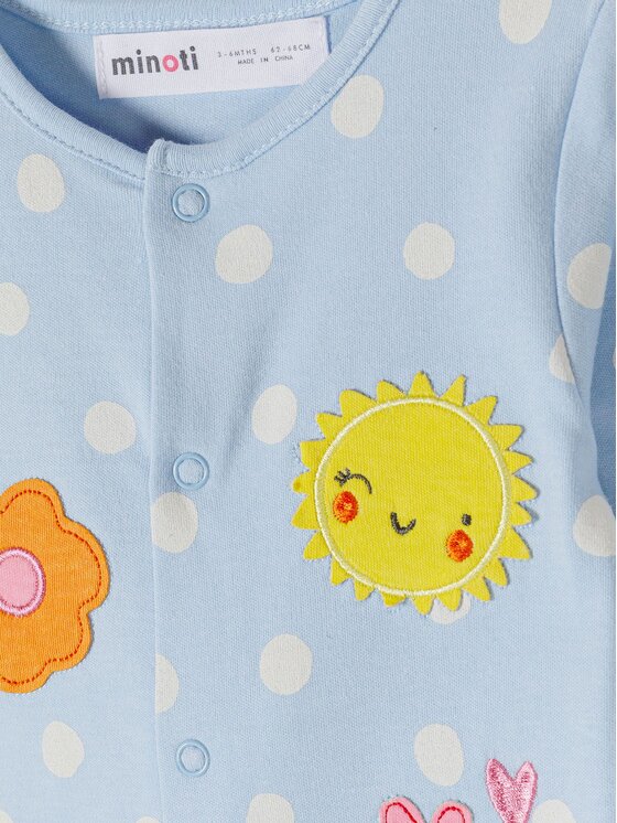 minoti minoti Komplet pajacy 28BABYPACK1 Zielony Regular Fit