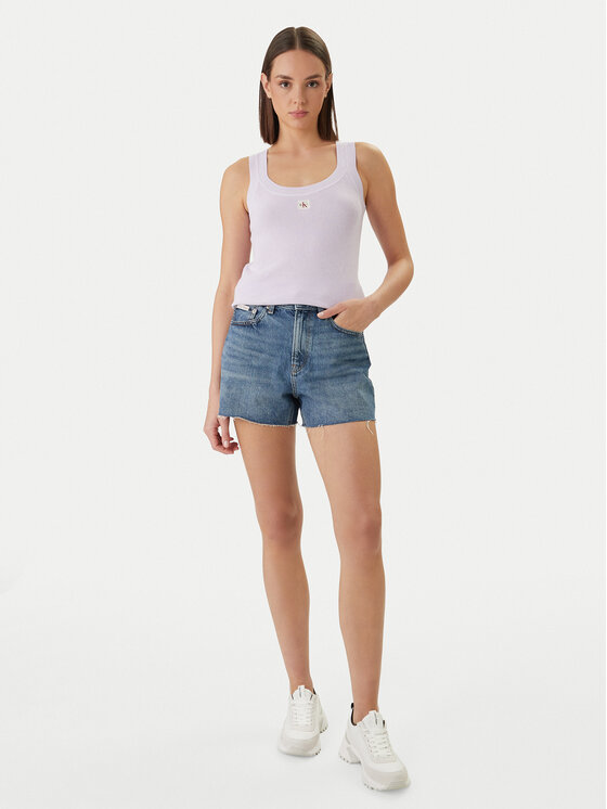 Calvin Klein Jeans Calvin Klein Jeans Szorty jeansowe LV047F766G Niebieski Relaxed Fit