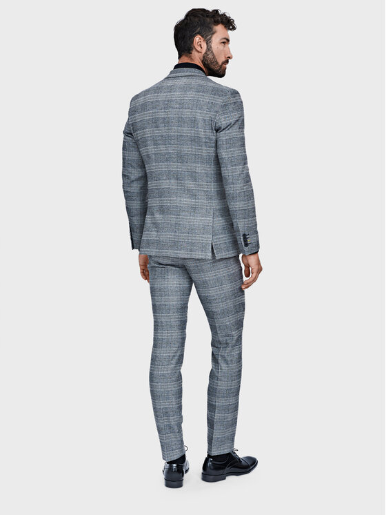 Evenemen Evenemen Marynarka JOCKER Z Szary Slim Fit
