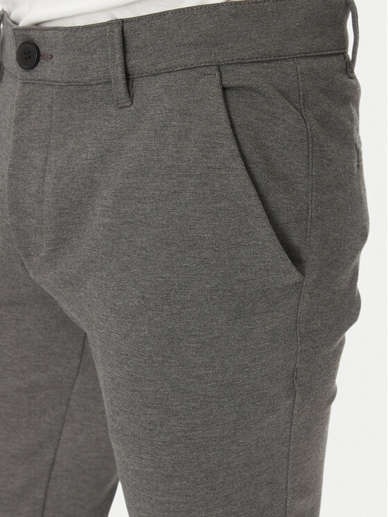 Blend Blend Spodnie materiałowe 20716659 Szary Slim Fit