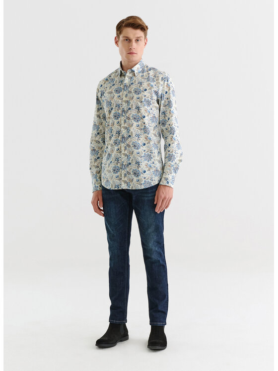 Pako Lorente Pako Lorente Koszula P23WN-1X-014 Beżowy Slim Fit