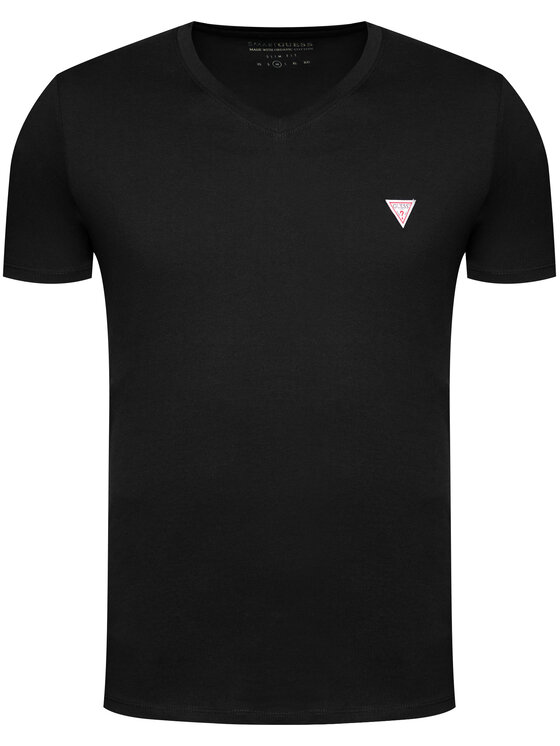 Guess Guess Тишърт M1RI37 I3Z11 Черен Slim Fit