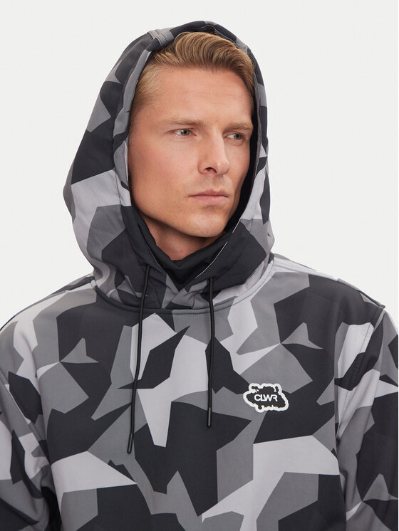 Colourwear Colourwear Funkční mikina Hoodie 7010302 Černá Regular Fit