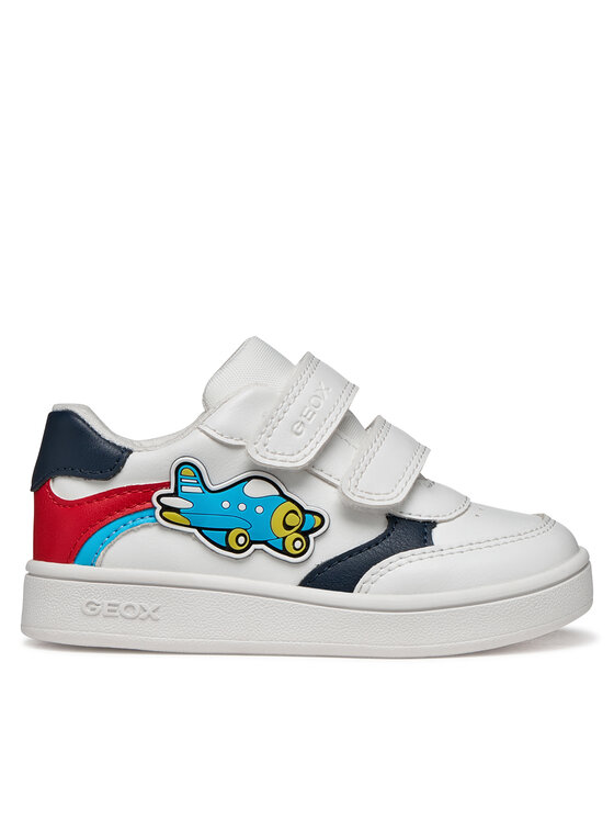 Geox Geox Sneakersy B Eclyper Boy B655LC 000BC C0050 M Biały