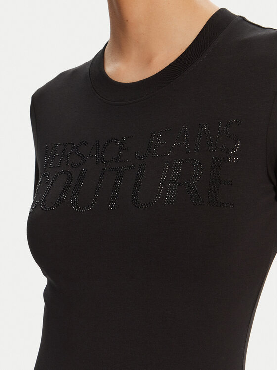 Versace Jeans Couture Versace Jeans Couture Kasdieninė suknelė 78HAOS04 Juoda Slim Fit