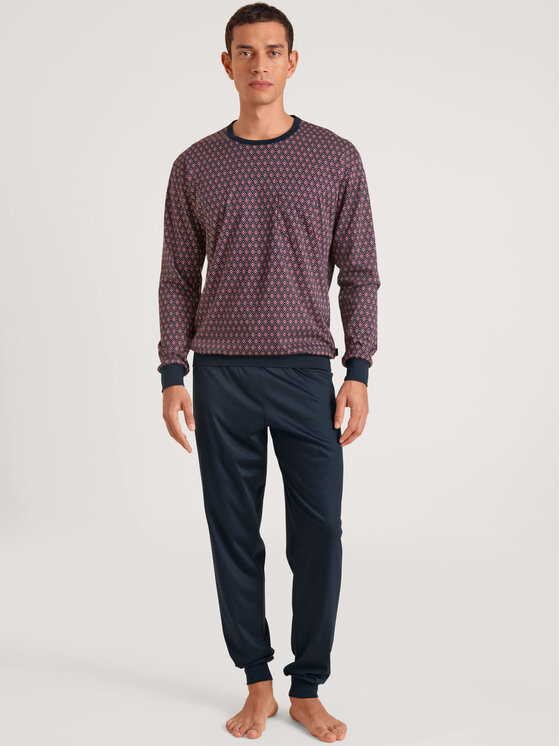 Calida Calida Pyžamo 48261 Bordová Comfortable Fit