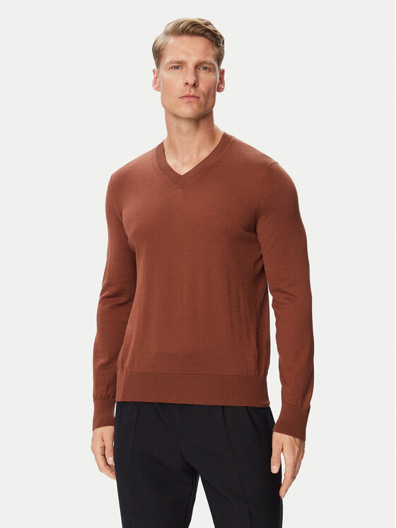 BOSS BOSS Pullover H-Melba-L 50571907 Braun Regular Fit