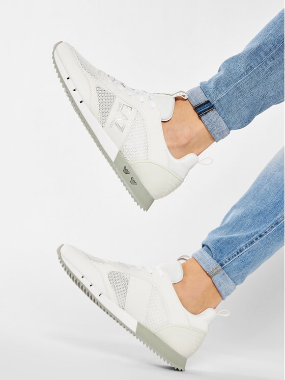 EA7 Emporio Armani EA7 Emporio Armani Sneakersy X8X027 XK050 00175 Biela