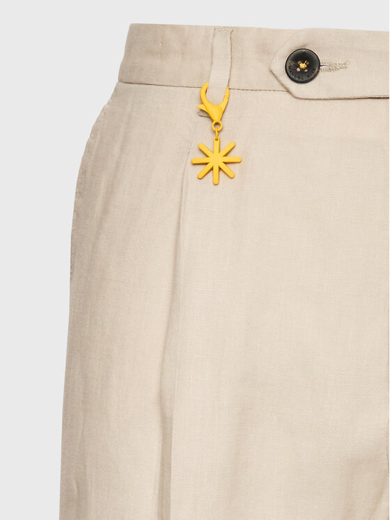 Manuel Ritz Manuel Ritz Pantaloni di tessuto 3432P1648L 233279 Beige Regular Fit