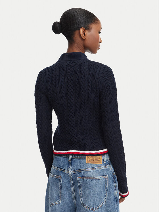 Tommy Jeans Tommy Jeans Džemperis DW0DW22933 Tumši zils Regular Fit