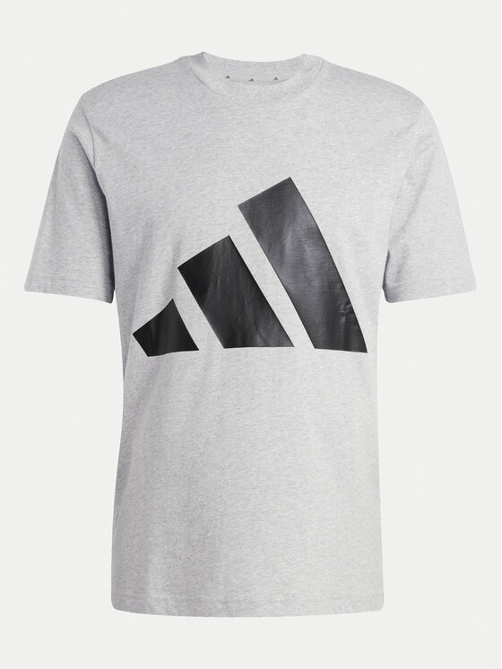adidas adidas Тишърт Essentials Big Logo JE8948 Сив Regular Fit