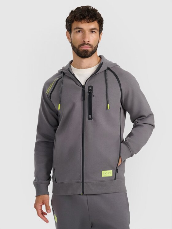 4F 4F Felpa 4FRAW25TSWSM2456-23S Grigio Regular Fit